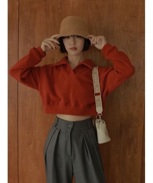 AMAIL(アマイル)の「Fuwa ice hat(ハット・レディース・ベージュ/オレンジ/ミント・FREE)」の4枚目の写真