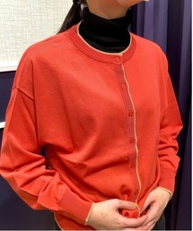 Pitta Re:) | 配色クルー ニットカーディガン(カーディガン/ボレロ)