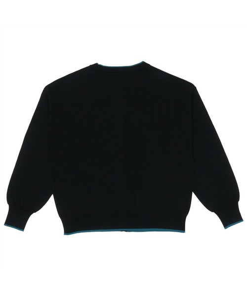 Pitta Re:)（ピッタリ）の「配色クルー ニットカーディガン（カーディガン/ボレロ・レディース・イエロー/ダークグリーン/ダークオレンジ/グレイッシュベージュ/ブラック・M/L）」の18枚目の写真