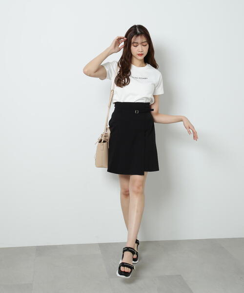 JILL by JILL STUART（ジルバイジルスチュアート）の「２３シシュウロゴＴシャツ（Tシャツ/カットソー・レディース・ホワイト系その他/ベージュ/ホワイト/ブラック・FREE）」の17枚目の写真