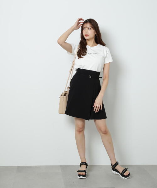 JILL by JILL STUART（ジルバイジルスチュアート）の「２３シシュウロゴＴシャツ（Tシャツ/カットソー・レディース・ホワイト系その他/ベージュ/ホワイト/ブラック・FREE）」の18枚目の写真