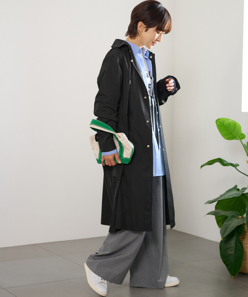 美品＊トラディショナルウェザーウェア レインコート ポンチョ 黒 ブラック TRADITIONAL WEATHERWEAR/トラディショナル ウェザーウェア