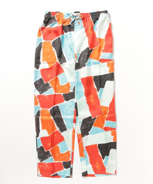 BANANATIME(バナナタイム)の「BANANATIME(バナナタイム )EASY PANTS STROKES REDBLUE(その他パンツ・メンズ・レッド・M)」の1枚目の写真