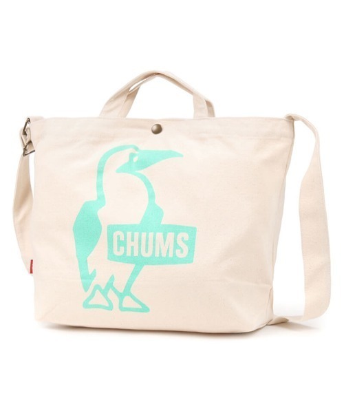 CHUMS(チャムス)の「CHUMS/チャムス ショルダーバック Booby Canvas Shoulder ブービー キャンバス ショルダー CH60-3494(ショルダーバッグ・メンズ・レッド/ミント/ホワイト/ブラック/ブルー/グリーン・FREE)」の5枚目の写真