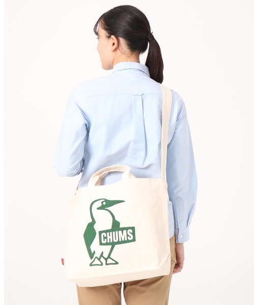 CHUMS(チャムス)の「CHUMS/チャムス ショルダーバック Booby Canvas Shoulder ブービー キャンバス ショルダー CH60-3494(ショルダーバッグ・メンズ・レッド/ミント/ホワイト/ブラック/ブルー/グリーン・FREE)」の7枚目の写真