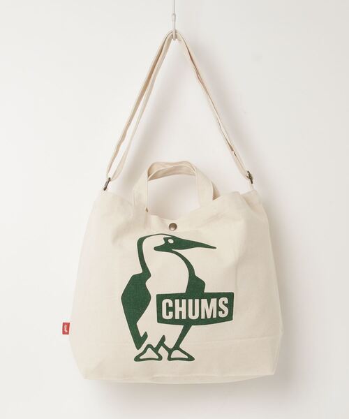 CHUMS(チャムス)の「CHUMS/チャムス ショルダーバック Booby Canvas Shoulder ブービー キャンバス ショルダー CH60-3494(ショルダーバッグ・メンズ・レッド/ミント/ホワイト/ブラック/ブルー/グリーン・FREE)」の9枚目の写真