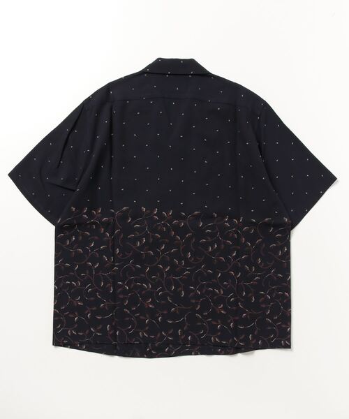 SEVEN BY SEVEN（セブンバイセブン）の「【SEVEN BY SEVEN/セブン バイ セブン】OPEN COLLAR SHIRTS　S/S（シャツ/ブラウス・メンズ・ネイビー/ミント・M/S）」の3枚目の写真