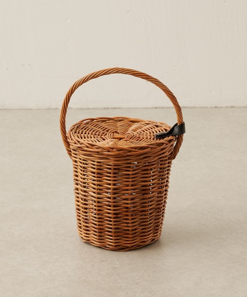 The Bagmati(ザバグマティ)の「【The Bagmati】ワンハンドルカゴバッグ(かごバッグ・レディース・ベージュ・FREE)」の2枚目の写真