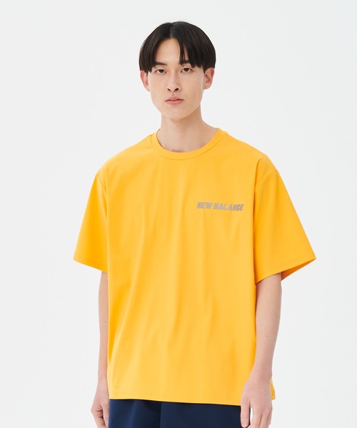 NEW BALANCE(ニューバランス)の「MET24 Training Short Sleeve Tee(Tシャツ/カットソー・メンズ・イエロー/ベージュ/グリーン/ブラック・X-LARGE/LARGE/MEDIUM/SMALL)」の4枚目の写真