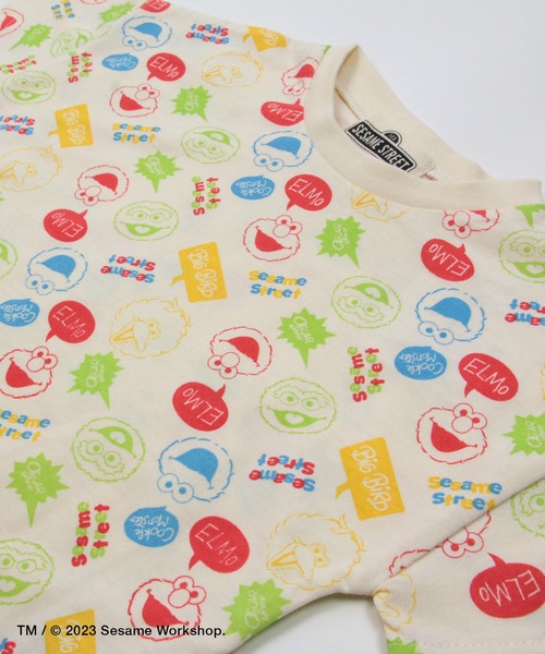 JAM & LINK(ジャムアンドリンク)の「セサミストリート 半袖Tシャツ(Tシャツ/カットソー・キッズ・ブルー/オレンジ系/レッド/ホワイト・100cm/130cm/90cm/110cm/120cm/80cm)」の13枚目の写真