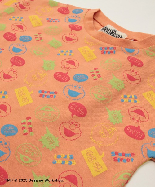 JAM & LINK(ジャムアンドリンク)の「セサミストリート 半袖Tシャツ(Tシャツ/カットソー・キッズ・ブルー/オレンジ系/レッド/ホワイト・100cm/130cm/90cm/110cm/120cm/80cm)」の11枚目の写真