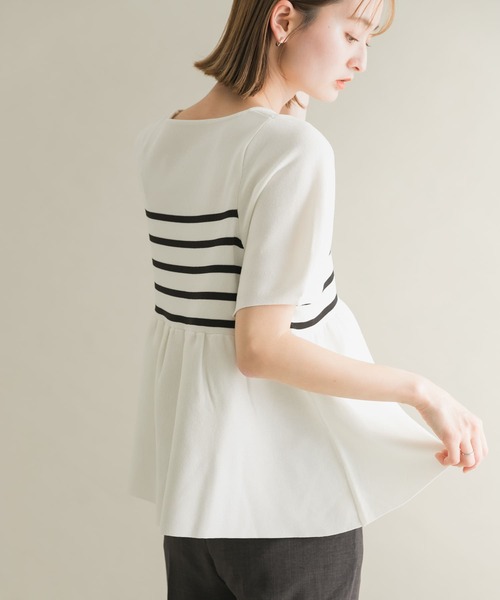 URBAN RESEARCH - アーバンリサーチ☆ペプラムニット URBAN RESEARCH DOORS ニット セーター ペプラムニット