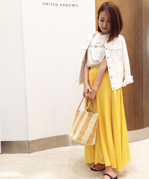 Jewel Changes(ジュエルチェンジズ)の「JCT C/PU DNM G-JK 2 / Gジャン / デニムジャケット(デニムジャケット・レディース・ホワイト/ライトブルー・38/36)」の18枚目の写真