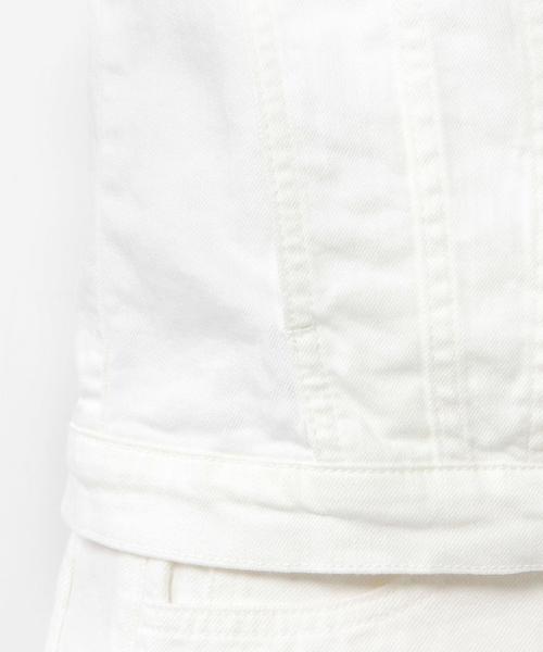 Jewel Changes(ジュエルチェンジズ)の「JCT C/PU DNM G-JK 2 / Gジャン / デニムジャケット(デニムジャケット・レディース・ホワイト/ライトブルー・38/36)」の8枚目の写真