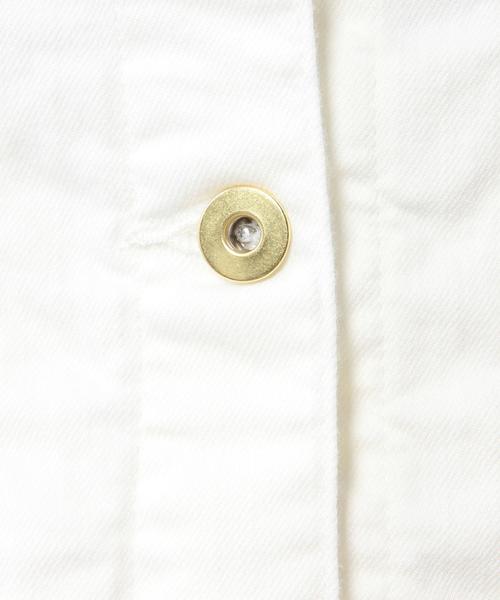 Jewel Changes(ジュエルチェンジズ)の「JCT C/PU DNM G-JK 2 / Gジャン / デニムジャケット(デニムジャケット・レディース・ホワイト/ライトブルー・38/36)」の9枚目の写真