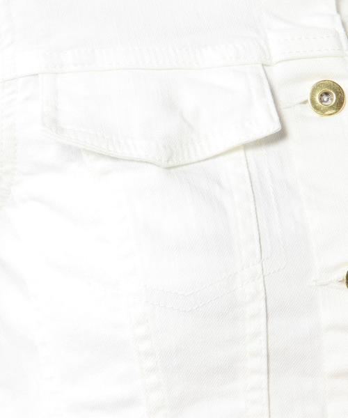 Jewel Changes(ジュエルチェンジズ)の「JCT C/PU DNM G-JK 2 / Gジャン / デニムジャケット(デニムジャケット・レディース・ホワイト/ライトブルー・38/36)」の10枚目の写真