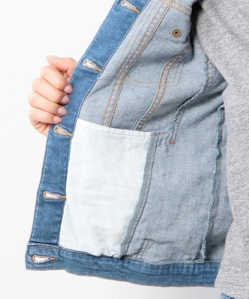 Jewel Changes(ジュエルチェンジズ)の「JCT C/PU DNM G-JK 2 / Gジャン / デニムジャケット(デニムジャケット・レディース・ホワイト/ライトブルー・38/36)」の6枚目の写真