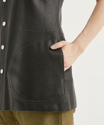 アンスクリア inscrire シープレザースカート