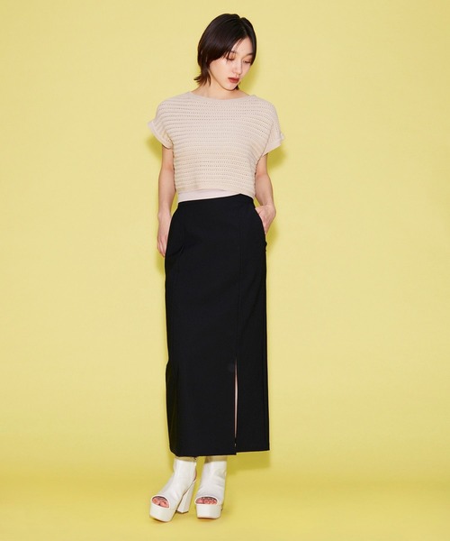 FOREVER 21(フォーエバー トゥエンティーワン)の「【BASIC】メッシュニットベスト(ベスト・レディース・ホワイト/ベージュ・FREE)」の4枚目の写真