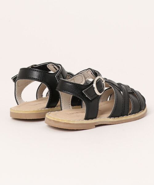 petit main（プティマイン）の「フェイクレザーサンダル（スニーカー・キッズ・ブラック/アイボリー/ダークブラウン・17cm/16cm/14cm/15cm/13cm）」の5枚目の写真