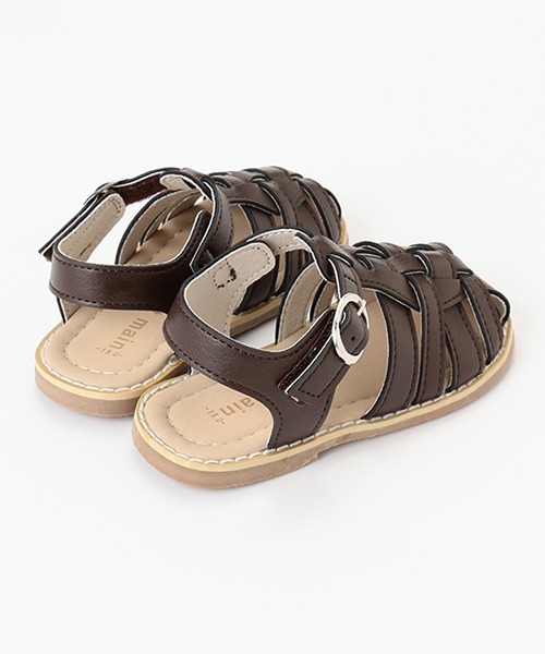 petit main（プティマイン）の「フェイクレザーサンダル（スニーカー・キッズ・ブラック/アイボリー/ダークブラウン・17cm/16cm/14cm/15cm/13cm）」の8枚目の写真