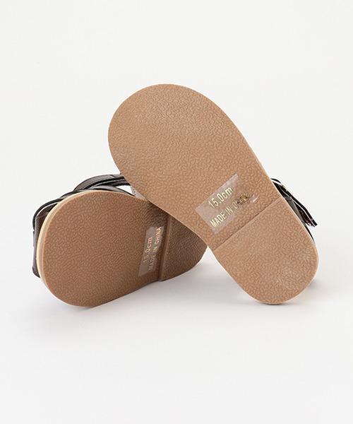 petit main（プティマイン）の「フェイクレザーサンダル（スニーカー・キッズ・ブラック/アイボリー/ダークブラウン・17cm/16cm/14cm/15cm/13cm）」の13枚目の写真