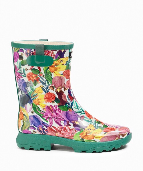 AIGLE（エーグル）の「アリア プリント ラバーブーツ（レインシューズ・レディース・ネイビー/グリーン/ダークブルー・36/37/39/38/35/40/41）」の11枚目の写真