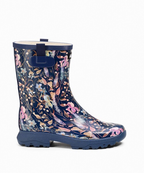 AIGLE（エーグル）の「アリア プリント ラバーブーツ（レインシューズ・レディース・ネイビー/グリーン/ダークブルー・36/37/39/38/35/40/41）」の7枚目の写真