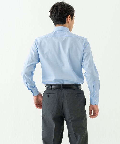 【セール】TESTA スマートドレスシャツ＜ブルー＞（ビジネスシャツ）｜BRICK & SONS（ブリックアンドサンズ）