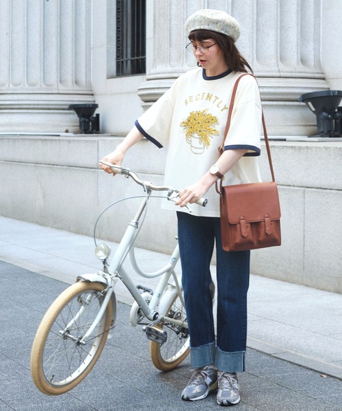 tシャツ Amarillo limon フラワープリントカットソー レディース Amarillo limon フラワープリントカットソー(カットソー・T