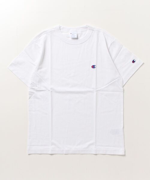 Champion(チャンピオン)の「Champion SHORT SLEEVE T-SHIRT チャンピオン ショートスリーブTシャツ(Tシャツ/カットソー・メンズ・ブラック/ホワイト・M/L/XL/S)」の1枚目の写真