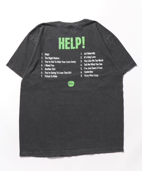 GOOD ROCK SPEED(グッドロックスピード)の「【GOOD ROCK SPEED】26BTL003W ”THE BEATLES” HELP Tシャツ/ビートルズ(Tシャツ/カットソー・メンズ・ブラック・M/L/XL)」の2枚目の写真