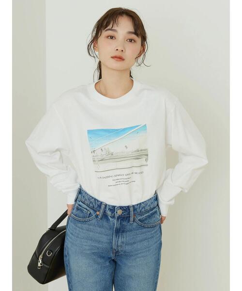 AMERICAN HOLIC(アメリカンホリック)の「フォト転写カットプルオーバー(Tシャツ/カットソー・レディース・B/A・L/M)」の17枚目の写真