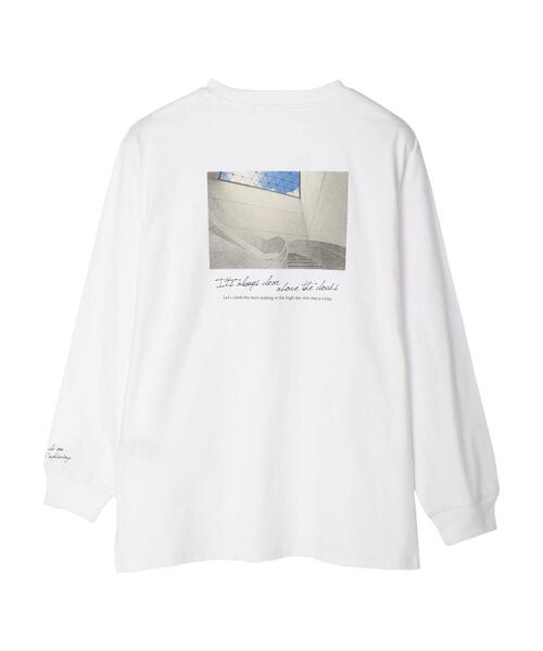 AMERICAN HOLIC(アメリカンホリック)の「フォト転写カットプルオーバー(Tシャツ/カットソー・レディース・B/A・L/M)」の3枚目の写真