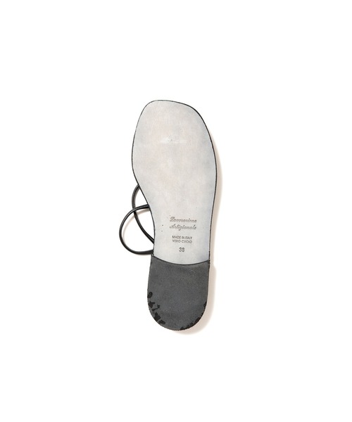 MAURO de BARI（マウロディバリ）の「MAURO de BARI TUBE SANDAL A26（サンダル・レディース・ブラック/ブラウン・37/38/36）」の6枚目の写真