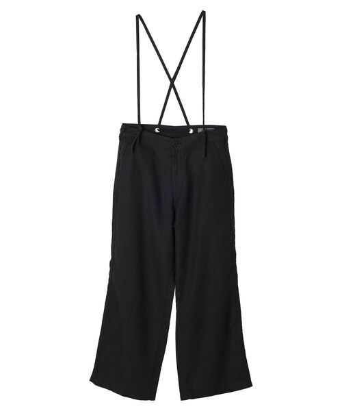 CRAFT STANDARD BOUTIQUE（クラフトスタンダードブティック）の「麻混2WAYサロペットパンツ（その他パンツ・レディース・ブラック・S/M/L）」の11枚目の写真