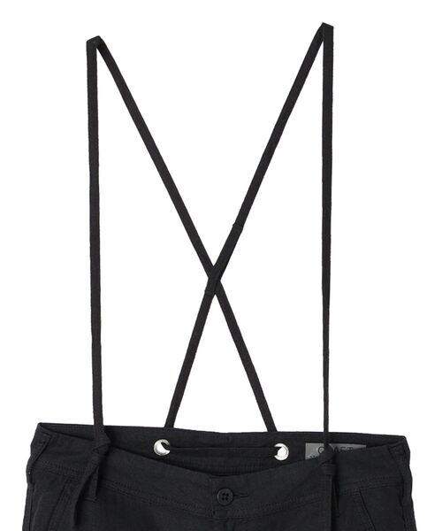 CRAFT STANDARD BOUTIQUE（クラフトスタンダードブティック）の「麻混2WAYサロペットパンツ（その他パンツ・レディース・ブラック・S/M/L）」の14枚目の写真