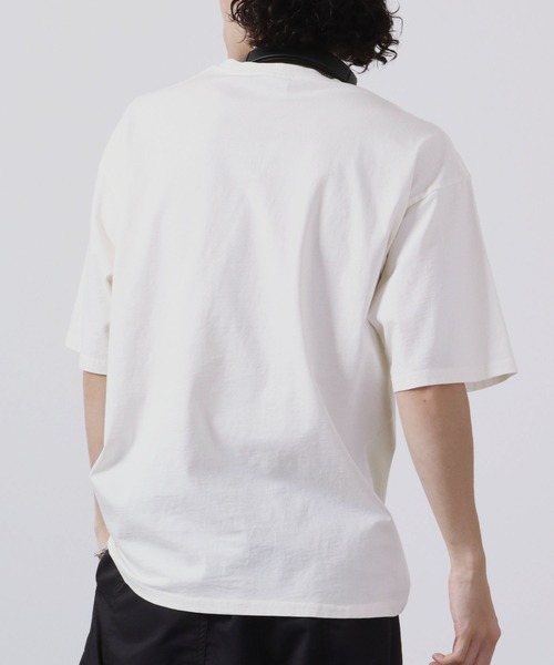 Toucan Surfing(トゥーカンサーフィン)の「Toucan Surfing 天竺 顔料染め ポケット付き Tシャツ(Tシャツ/カットソー・メンズ・ブラウン/サックスブルー/ブラック/オフホワイト・M/L/LL)」の7枚目の写真