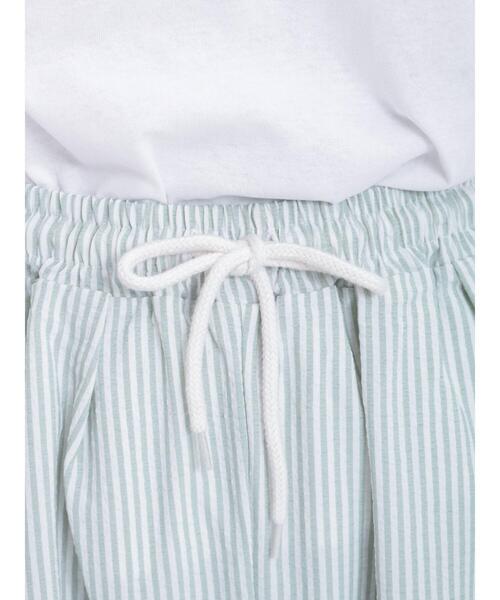 Samansa Mos2（サマンサ モスモス）の「◎サッカーストライプイージーパンツ（その他パンツ・レディース・グリーン/ベージュ/ブルー・F）」の20枚目の写真