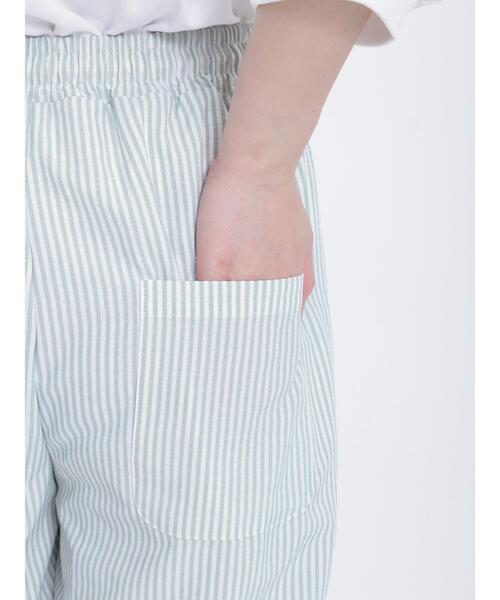 Samansa Mos2（サマンサ モスモス）の「◎サッカーストライプイージーパンツ（その他パンツ・レディース・グリーン/ベージュ/ブルー・F）」の21枚目の写真