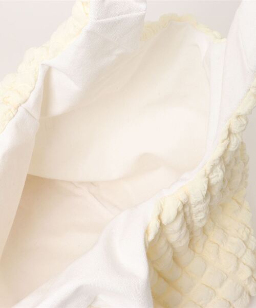 SpRay（スプレイ）の「ぽこぽこトートＢＡＧ（トートバッグ・レディース・アイボリー/ブラック/ホワイト/イエロー・FREE）」の7枚目の写真