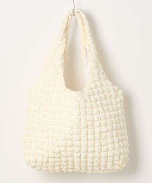 SpRay（スプレイ）の「ぽこぽこトートＢＡＧ（トートバッグ・レディース・アイボリー/ブラック/ホワイト/イエロー・FREE）」の22枚目の写真