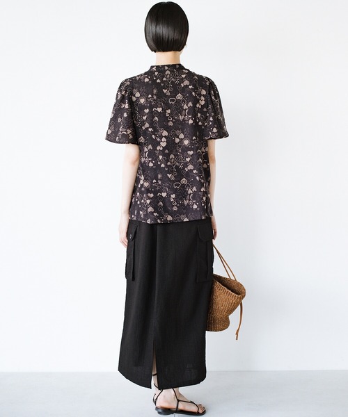 haco!(ハコ)の「みんなの描いたハートが集まって生地ができた!のでブラウス仕立ててみたよ haco! FACTORY with ah(attach heart)!(シャツ/ブラウス・レディース・ブラック系その他・SMALL/MEDIUM/LARGE/X-LARGE)」の13枚目の写真