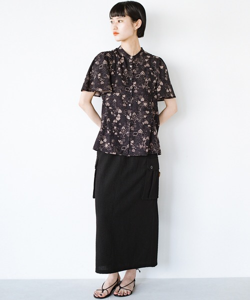 haco!(ハコ)の「みんなの描いたハートが集まって生地ができた!のでブラウス仕立ててみたよ haco! FACTORY with ah(attach heart)!(シャツ/ブラウス・レディース・ブラック系その他・SMALL/MEDIUM/LARGE/X-LARGE)」の9枚目の写真