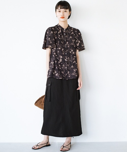 haco!(ハコ)の「みんなの描いたハートが集まって生地ができた!のでブラウス仕立ててみたよ haco! FACTORY with ah(attach heart)!(シャツ/ブラウス・レディース・ブラック系その他・SMALL/MEDIUM/LARGE/X-LARGE)」の10枚目の写真