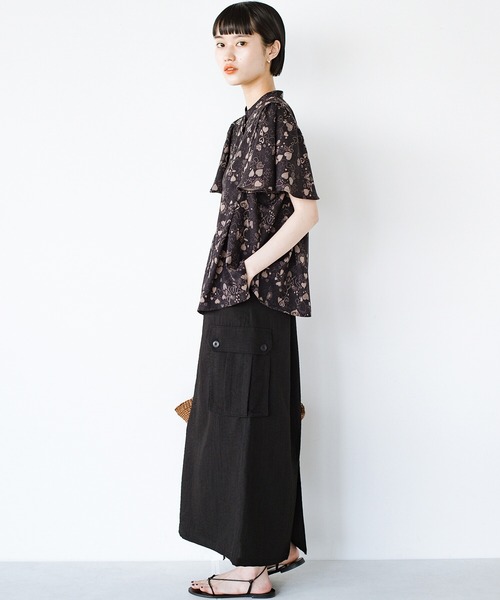 haco!(ハコ)の「みんなの描いたハートが集まって生地ができた!のでブラウス仕立ててみたよ haco! FACTORY with ah(attach heart)!(シャツ/ブラウス・レディース・ブラック系その他・SMALL/MEDIUM/LARGE/X-LARGE)」の12枚目の写真