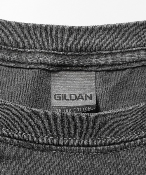 GILDAN(ギルダン)の「ピグメントダイカットオフTシャツ クロップドTシャツ 半袖Tシャツ(Tシャツ/カットソー・レディース・ブラウン/ブラック/ベージュ・FREE)」の7枚目の写真
