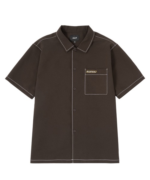HUF(ハフ)の「LOWER BACK PROBLEMS SHIRT / HUF シャツ(シャツ/ブラウス・メンズ・グレー/ブラウン・SMALL/MEDIUM/LARGE/X-LARGE/XX-LARGE)」の19枚目の写真