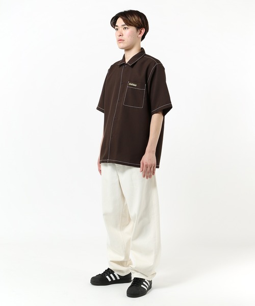 HUF(ハフ)の「LOWER BACK PROBLEMS SHIRT / HUF シャツ(シャツ/ブラウス・メンズ・グレー/ブラウン・SMALL/MEDIUM/LARGE/X-LARGE/XX-LARGE)」の15枚目の写真