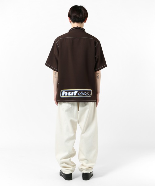 HUF(ハフ)の「LOWER BACK PROBLEMS SHIRT / HUF シャツ(シャツ/ブラウス・メンズ・グレー/ブラウン・SMALL/MEDIUM/LARGE/X-LARGE/XX-LARGE)」の14枚目の写真